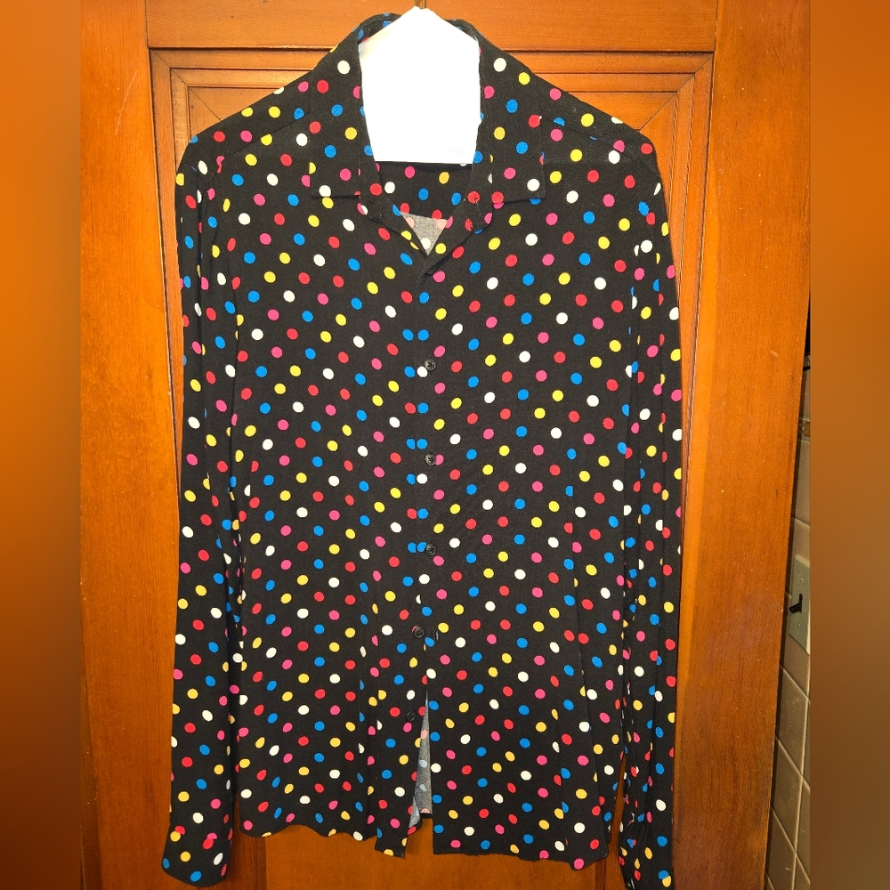 Zara Polka Dot shirt size Medium